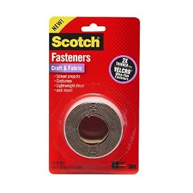 Scotch(R) Ultra-Thin Reclosable Fasteners, 3/4 Inch x 5 Feet, White (RFT7040)