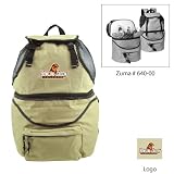 Bowling Green Falcons NCAA Zuma Insulated Backpack (Beige) (Digital Print Logo)