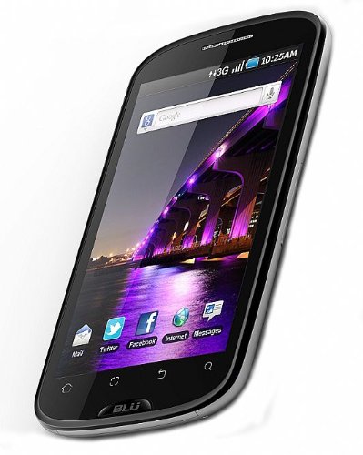 BLU Studio 5.3 Inch Display, 5MP, Rear 2MP Camera, Dual SIM WIFI, 3G Unlocked World Mobile Smartphone (Black)