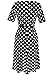 VfEmage Womens Vintage Summer Polka Dot Wear To Work Casual A-line Dress
