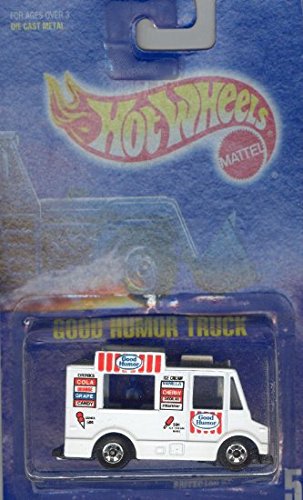 Hot Wheels 1991 5 WHITE GOOD HUMOR TRUCK ALL BLUE CARD 1:64 Scale Die-cast Collectible Car