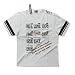 16/1　綿スラブ天竺　半袖Tシャツ 両面プリント convert柄-Ｌグレー-L