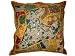 Yellow Green Indian Vintage Sari Patchwork Beaded Floor Pillows Cover 24"