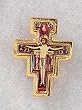 Lapel Pin with Jesus on Cross - MADE IN ITALY