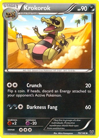 Pokemon - Krokorok (70/146) - XY