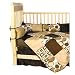 Trend Lab 4 Piece Crib Bedding Set- Geo Brown