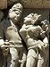Detail of Carving of a Couple on the Parsvanatha Temple, Khajuraho, India Art Photographic Poster Print by Adam Woolfitt, 18x24
