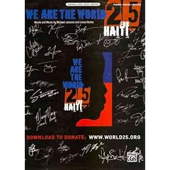 (We Are the World 25 for Haiti: Piano/Vocal/Guitar, Sheet) By Alfred Publishing (Author) Paperback on 01-Apr-2010