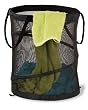 Honey-Can-Do HMP-01127 Pop-Up Mesh Spiral Hamper, Large, Black