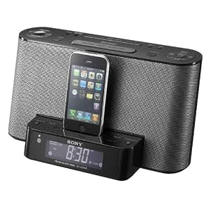 Sony ICF-CS10iP Speaker Dock and Clock Radio with iPod and iPhone 3g 3Gs Dock (Black) by Sony