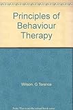 Principles of behavior therapy