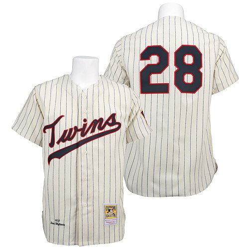 Minnesota Twins Authentic 1970 Bert Blyleven Home Jersey by Mitchell & Ness