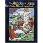 The Miracles of Jesus Stained Glass Coloring Book (Dover Coloring Book)