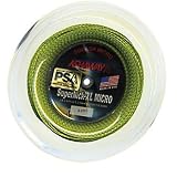 Ashaway Supernick XL Micro Squash String - 18 gauge (1 reel) Yellow with Red/Blue