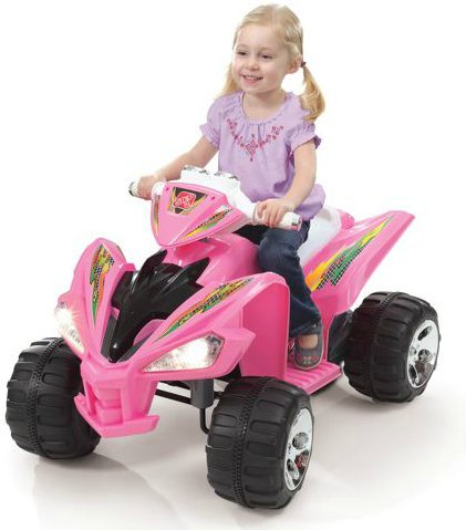 pink battery quad