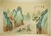Chinese Landscape Watercolor Vintage Painting on Silk; Taoist influence