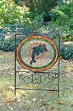 Miami Dolphins Glass Yard Sign