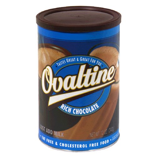 Buy Ovaltine Chocolate Drink Mix, Rich Chocolate, 12-Ounce Container (Pack of 5)