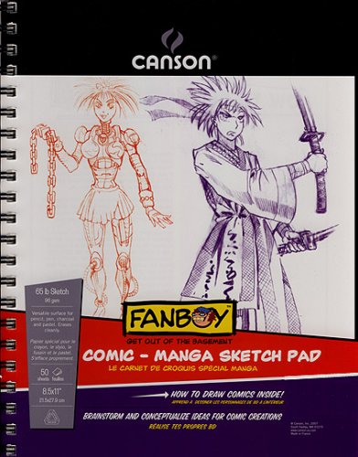 Canson Comic - Manga Sketch Pad 8.5x11 Inch
