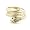 14K Gold (Choice of Yellow or Rose Gold) Coiled Snake Ring set with Tanzanite & Ruby with Snake Scaling - Finger Sizes 5 to 12 Available