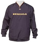 Cincinnati Bengals Adult Black NFL Lightweight Pullover Windjacket By VF Imagewear