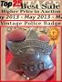 Top25 Best Sale Higher Price in Auction - May 2013 - Vintage Police Badge