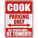  COOK PARKING ONLY  PARKING SIGN OCCUPATIONS