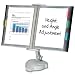 Fellowes(R) Desktop Reference Rack, Platinum