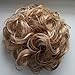 CAISHA Voluminous Bun Hairpiece Hair Bun Scrunchie Hepburn Bun Extension Wavy Honey Blonde Mix D12
