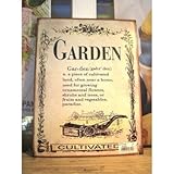 ガーデニング雑貨 アンティーク風 ガーデンプレート(GARDEN)