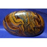 Tiger Eye Palm Stone