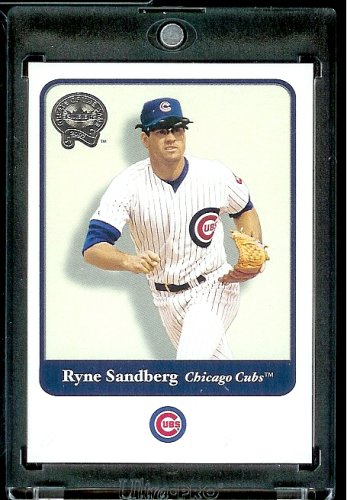 2001 Fleer Greats Of The Game Baseball Card # 79 Ryne Sandberg Chicago Cubs