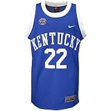 Nike Elite Kentucky Wildcats #22 Royal Blue SEC Tackle Twill Basketball Jersey