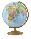 Review Replogle Globes  / Explorer French Text Globe (Gold Base Blue Ocean)