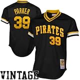 MLB Mitchell & Ness Dave Parker Pittsburgh Pirates 1982 Authentic Cooperstown Collection Mesh Batting Practice Jersey - Black (XXXXX-Large)