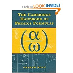 The Cambridge Handbook of Physics Formulas