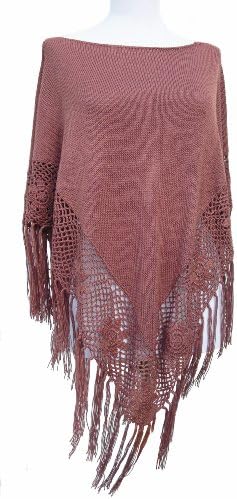 Handmade Flexible Acrylic and Cotton Poncho (CUSTOM MADE)