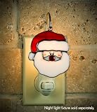 Switchables Stained Glass Santa Night Light Cover
