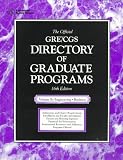 The Official Gre Cgs Directory of Graduate Programs: Engineering, Business (Directory of Graduate Programs Vol B: Engineering, Business)