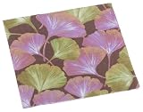 Caspari Ginkgo Leaves Set of 20 Paper Cocktail Napkin, Brown