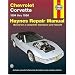 Chevrolet Corvette Automotive Repair Manual, 1984 through 1996