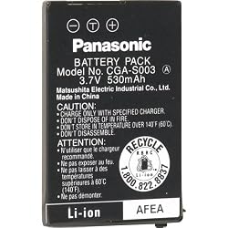 Panasonic CGA003A/1B Rechargeable Battery for SVAV100, SVAS10 and SVAV50 Camcorders