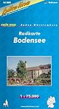 Bikeline Radkarte Bodensee 1 : 75 000: �berlinger-, Zeller-, Untersee. Lindau, Bregenz, Friedrichshafen, Konstanz. GPS tauglich mit UTM-Netz. Mit Zentrums- und Ortspl�nen - 