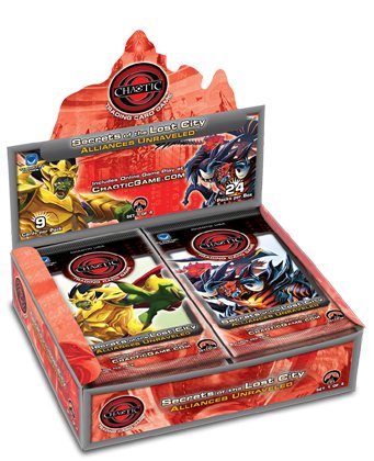 Chaotic Card Game Secrets of the Lost City: Alliances Unraveled Series 8 Booster Box 24 Packs
