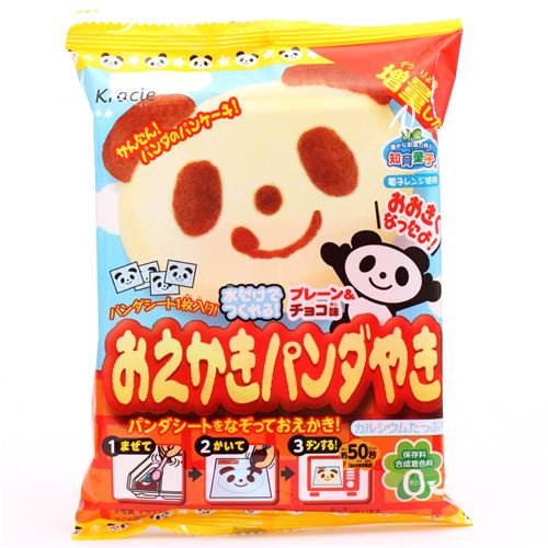 DIY Popin' Cookin' Oekaki panda yaki panda bear cake set