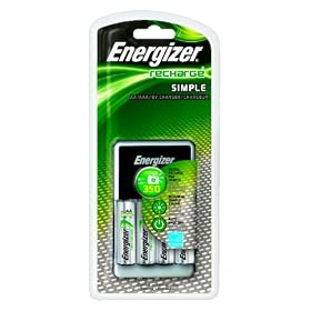 Click here to buy Energizer Basic Charger with 4 AA Batteries Included by Energizer.