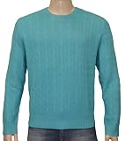 Polo Ralph Lauren Men's Cashmere Cable Knit Sweater Teal