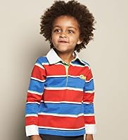 Pure Cotton Long Sleeve Stripe Rugby Top