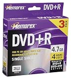 Cheap Memorex 4.7GB DVD+R Media (3-Pack)