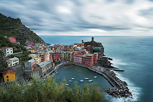 "Stuck in Time" Fine Art Print, Vernazza, Cinque Terre, Liguria, Italy, Mediterranean Sea, Fishing Village, Harbor - Travel Photography, Print, Wall Art